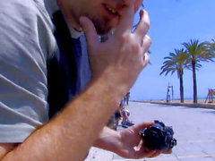 Playa, public exhibition, hidden cam