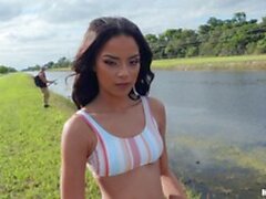 Fishing isn't going well so this hoe fucks for money - Sunporno Uncensored