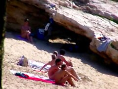 Mature Woman Charlotte seduce to Beach Sex by Stranger