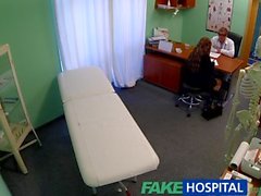 FakeHospital Teen model cums for tattoo removal doctor enjoys himself