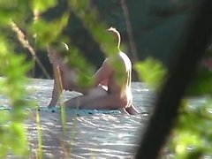 Swingers caught fucking about the beach