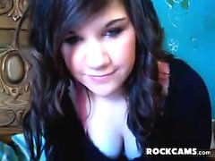 Ragazza teenager sveglia del webcam girl