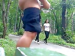 Rus Public Flash Cum Watching Gi...