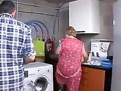 Granny fucks the repairman
