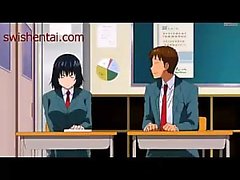 Cute hentai school babe seducing her horny sexy teacher