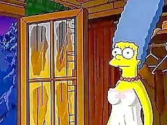 Os Simpsons Hentai pornô Cabin de amor