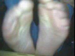 Straight guys feet on webcam #327