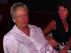 german bbw granny seduce younger stripper to fuck her