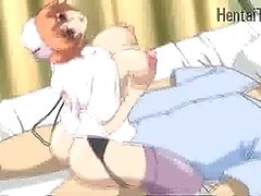Hentai busty nurse banged