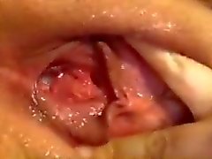 Мое беременных Ведомый Birthing XL Конг и Gaping ее киска